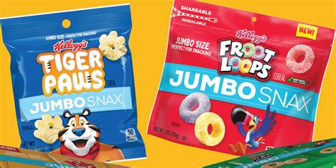Kelloggs Is Releasing Jumbo Snax Packs In All Your Favorite Cereals