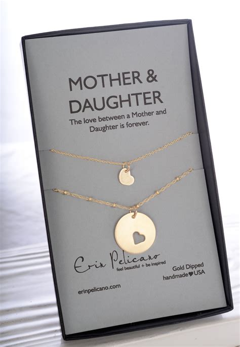 Mother's day gifts for daughter. Gold Mother & Daughter Necklace | Shop Erin Pelicano ...