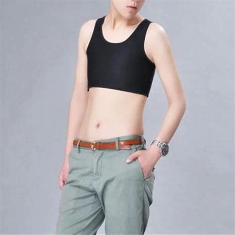 Flat Breast Binder Les Corset Tomboy Lesbian Underwear Women Seamless Summer Short Vest Plus