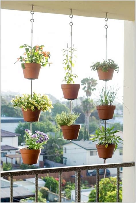 Awesome Hanging Plants On Apartment Balcony Hanging Plants Diy Herb