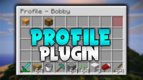 Profile Minecraft Plugin Tutorial Youtube