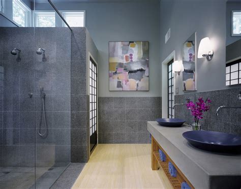 10 Blue And Grey Bathroom Ideas Interior Design Ideas