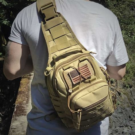 28 Piece Tactical Sling Bag Survival Gear Bundle 20 Off