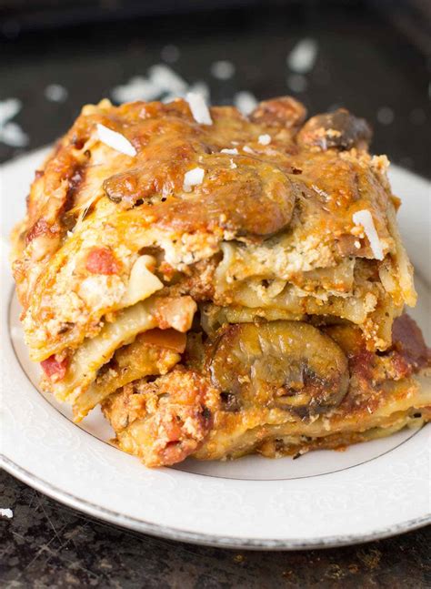 Best Ever Mushroom Lasagna Build Your Bite
