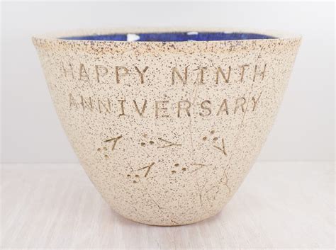 Maybe you would like to learn more about one of these? Ninth Wedding Anniversary Quote Pottery Bowl 9th | Etsy ...