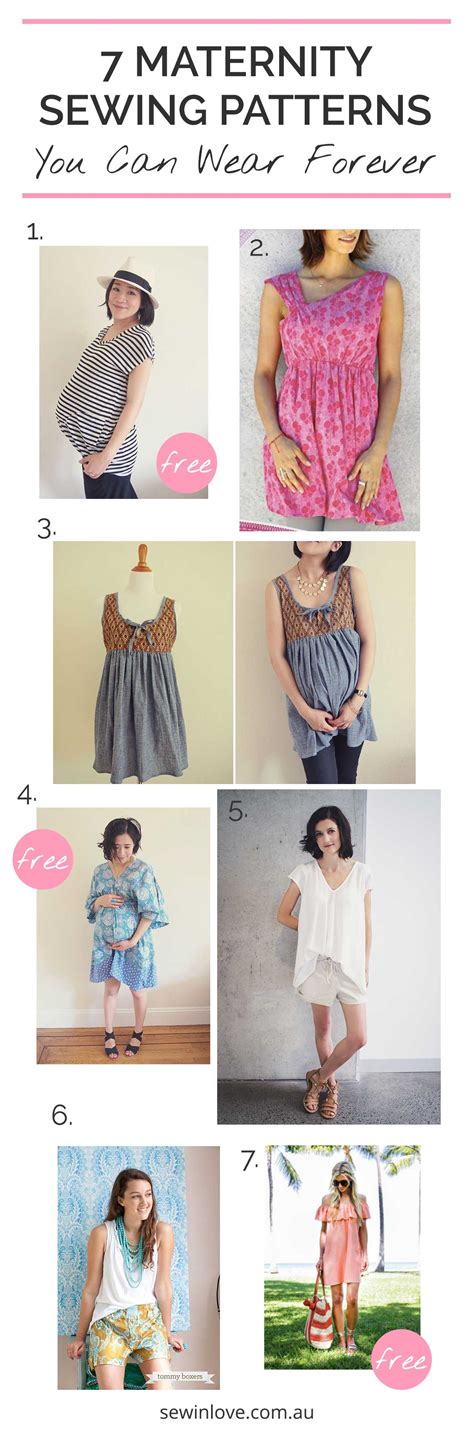 7 Maternity Sewing Patterns You Can Wear Forever 3 Are Free Sew In Love