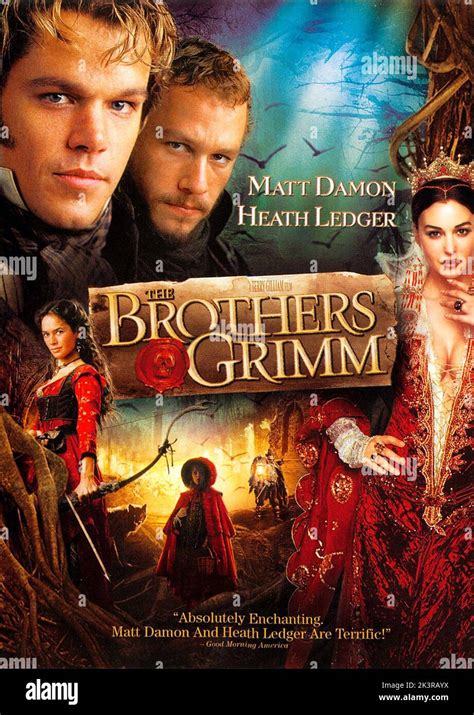 Matt Damon Heath Ledger Lena Headey And Monica Bellucci Poster Film The Brothers Grimm 2005