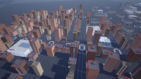 Procedural City Generator In Blueprints Ue Marketplace