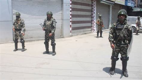 Complete Shutdown Being Observed Today In Occupied Kashmir Against