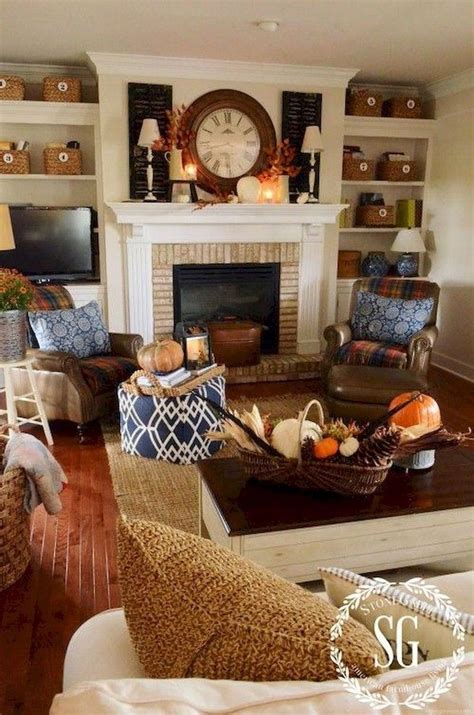 34 Inspiring Fall Living Room Decor Ideas You Definitely Like Fall Living Room Home Living