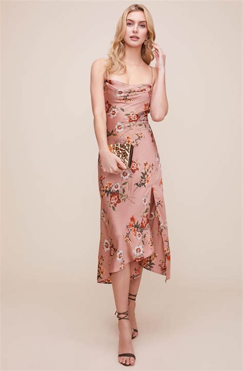 Floral Slip Dress Floral Print Midi Dress Silk Midi Dress Maxi Dress Midi Skirt Midi