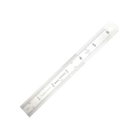 Ruler 6 Inch Stainless Steel Trycare