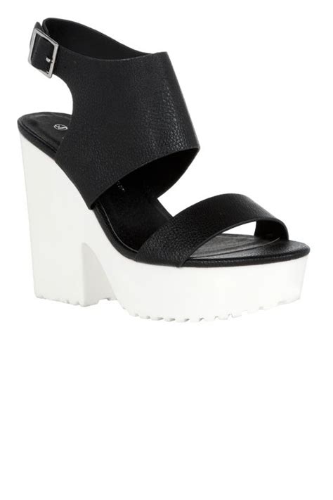 News Marie Claire Uk Fashion Black And White Wedges Wedge Shoes