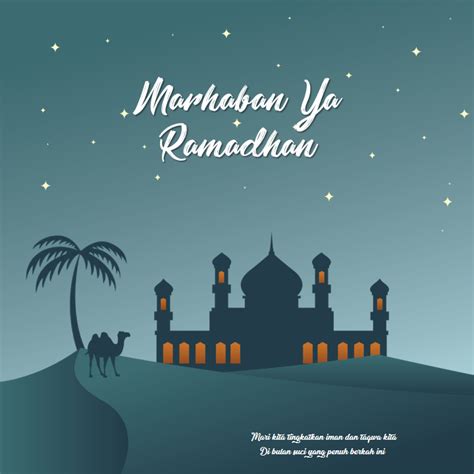 Template Ppt Ucapan Menyambut Bulan Suci Ramadhan 1442 H Template Ppt