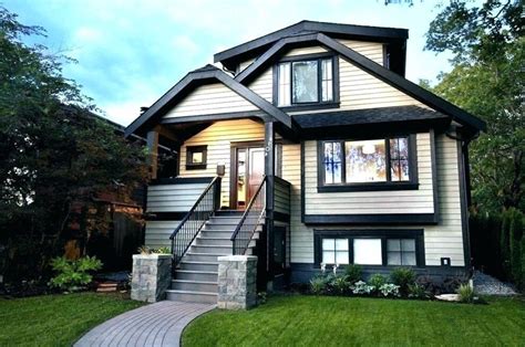 Our trim is a light gray color and our two shutters are black as is the area over the paladian window over the front door. Exterior Color Palettes with Dark Trim — Kelly Bernier Designs