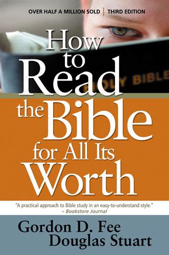 How To Read The Bible For All Its Worth 3rd Ed International