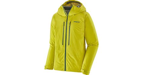 Patagonia Stormstride Jacket In Yellow For Men Lyst