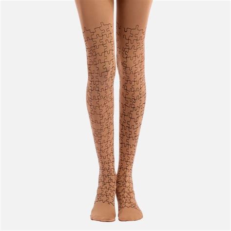 Look What I Found On Printed Tights Zohara Tights