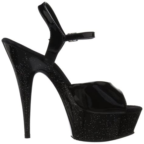 We did not find results for: Lackleder 15 cm Pleaser DELIGHT-609MG glitter high heels ...