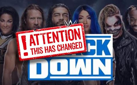 Wwe Changes Official Smackdown Graphic New Superstars Added