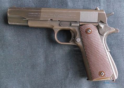 Colt 1911 A1 45 Ww2 Factory Parco Lubrite Fin For Sale