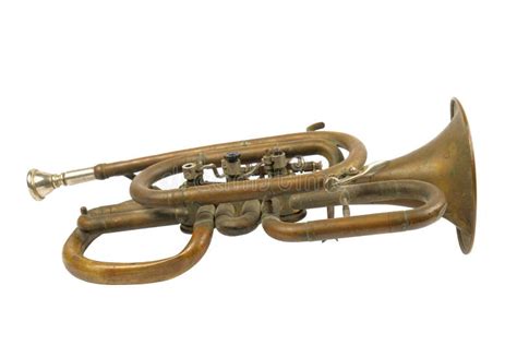 Trompeta De Oro Vieja Imagen De Archivo Imagen De Viejo 144910415