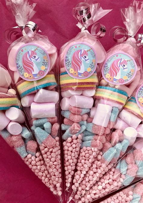 Unicorn Rainbow Themed Sweet Cones By Sweet Mafia On Etsy Etsy