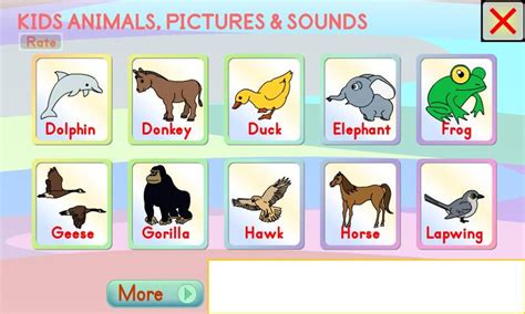 Kids Animals Pictures And Sounds For Android Apk Download