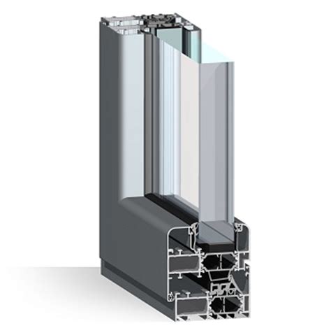 Aluminium profile system intended to accomplish thermal insulated sliding windows or sliding segments for external elements of constructions, for example loggias and. NT 75 TT Hi - Ponzioaluminium