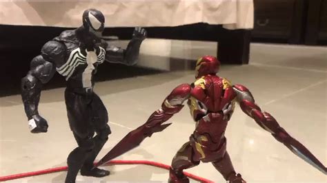 Iron Man Vs Venom Stop Motion Youtube