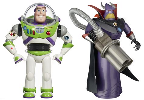 Disney Pixar Toy Story Buzz Lightyear And Emperor Zurg Talking Action Figure Set 2 Pieces