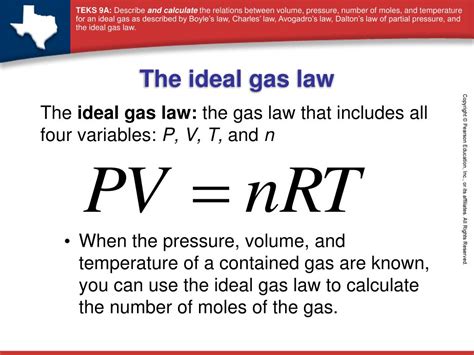 PPT The Ideal Gas Law PowerPoint Presentation Free Download ID