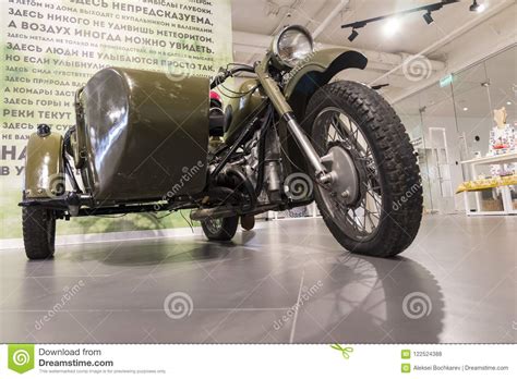 Vintage Motorcycle Ural Motorcycle Editorial Stock Photo Image Of