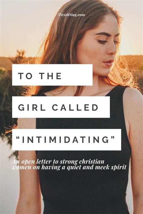 To The Girl Who Is Called Intimidating — Tirzah