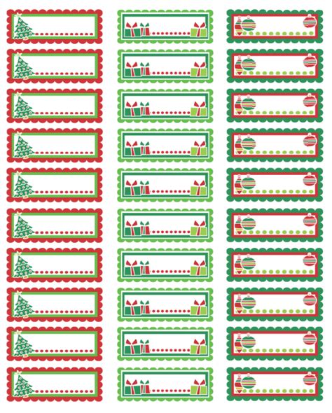 Christmas Labels Free Printable Templates Add Your Own Text Images Or