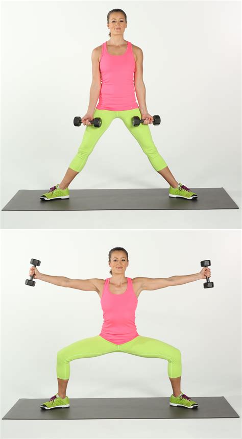Sumo Squat With Side-Arm Raises | All-Time-Best Inner-Thigh Exercises | POPSUGAR Fitness