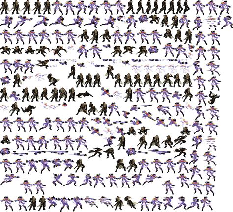 Jotaro Kujo Sprite Sheet By Jayhyperstarx On Deviantart