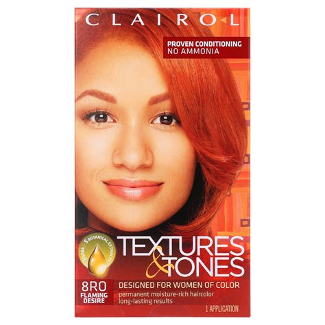Clairol Textures And Tones Permanent Hair Color 8ro Flaming Desire Hair