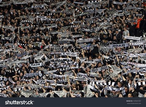 Fan club chios «east front». Thessaloniki, Greece - March 16: Fans And Supporters Of Fc ...