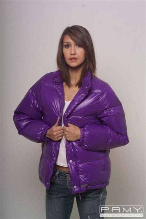 Purple Pamy “joy” Down Jacket Sexy Jacket Jackets Quilted Outerwear