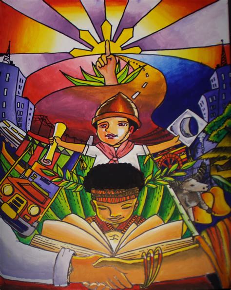 Poster Making Concept Using Poster Color Filipino Art Katutubong
