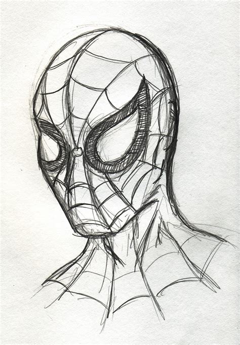 Spiderman De Face Spiderman Dibujo Dibujos Marvel Dibujos