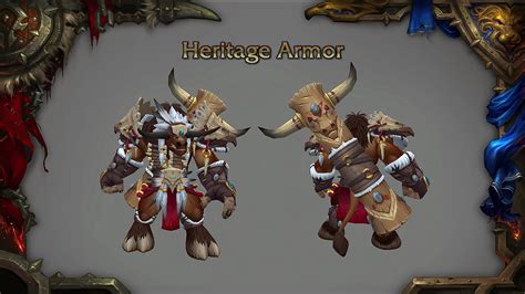 Highmountain Tauren Heritage Armor Requirements