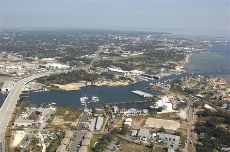 Pensacola harbor in pensacola, fl, united states