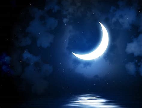 Royalty Free Crescent Moon Pictures Images And Stock Photos Istock