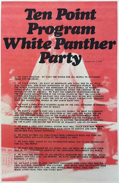 Ten Point Program White Panther Party Lupon Gov Ph