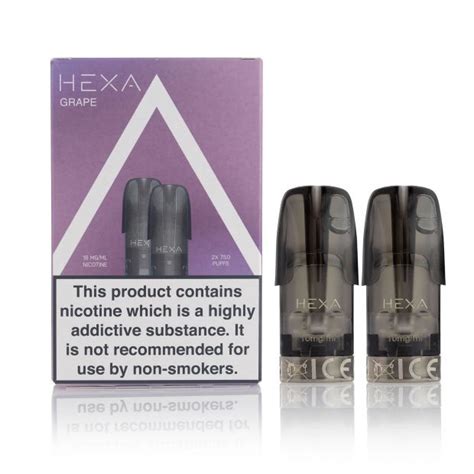Hexa V3 Grape Pods Electric Tobacconist Uk