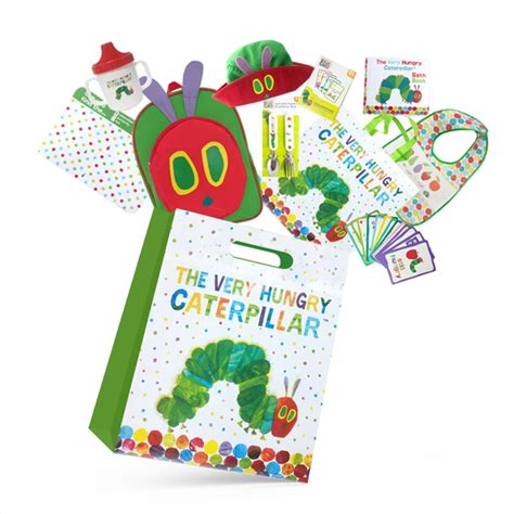 On monday, he ate through one apple. Buy the Eric Carle Very Hungry Caterpillar Showbag, Easter ...