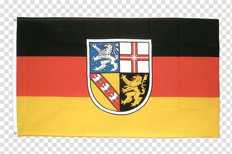 Flag Of Saarland Saar Protectorate Fahne Flag Transparent Background