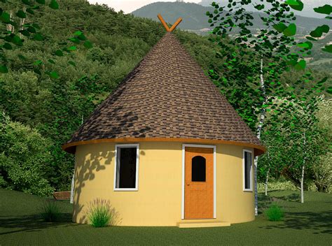 Roundhouse Plan Earthbag House Plans
